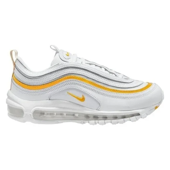 Nike Air Max 97 Sneaker White/University Gold  Women's 10.5  $175 - Picture 3 of 4
